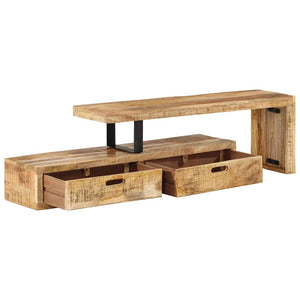 TV-Ständer Mango Massivholz 118-200 cm