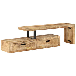 TV-Ständer Mango Massivholz 118-200 cm