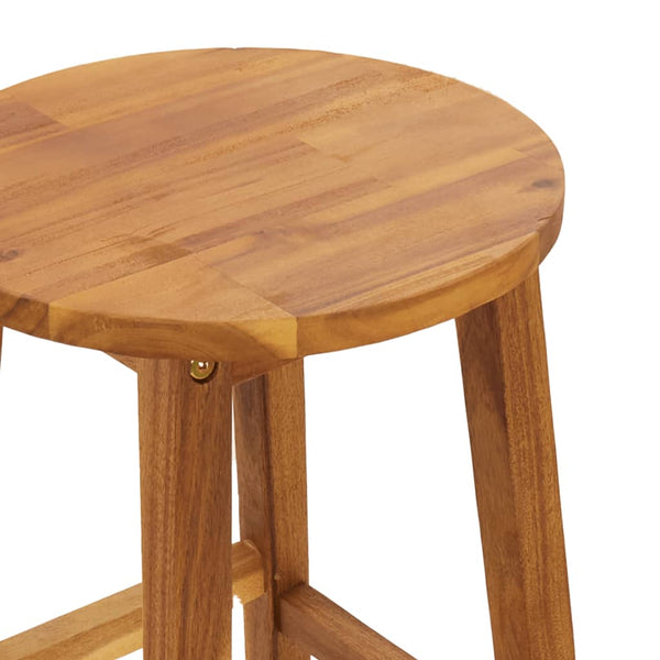3-teiliges Bar-Set aus Akazienholz