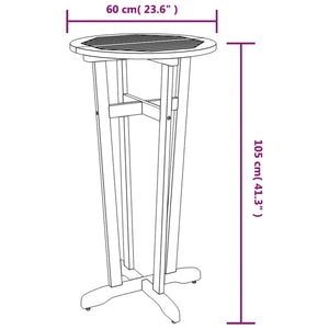 3-teiliges Bar-Set aus Akazienholz