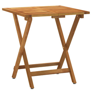 3-tlg. Akazie Bistro-Set Klappbar mit Kissen