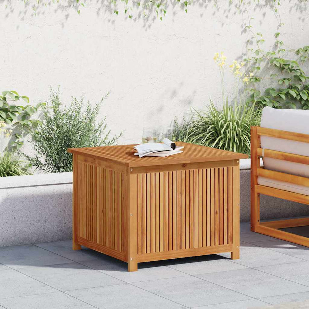 Gartenbox Akazie 75x75x58cm Massivholz