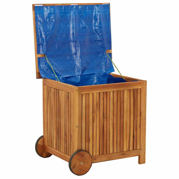 Gartentruhe Akazie Massivholz 60x50x58 cm