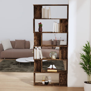 Bücherregal Raumteiler Räuchereiche 80x192cm