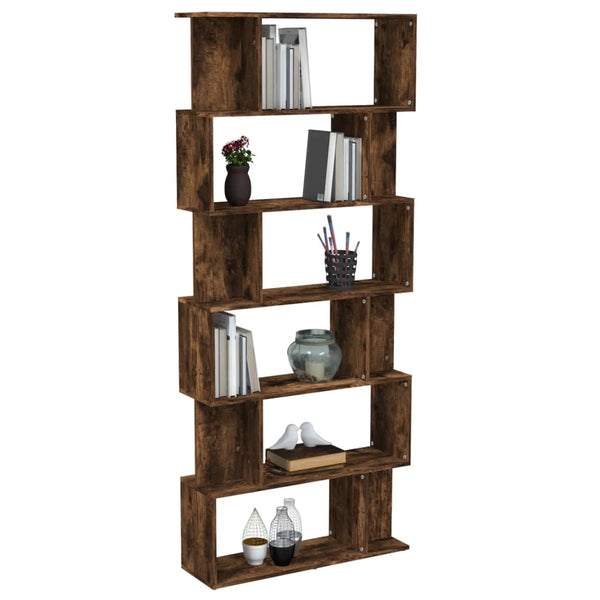 Bücherregal Raumteiler Räuchereiche 80x192cm