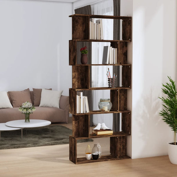 Bücherregal Raumteiler Räuchereiche 80x192cm