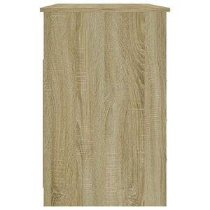 Schreibtisch Sonoma-Eiche mit Schubladen 102 cm