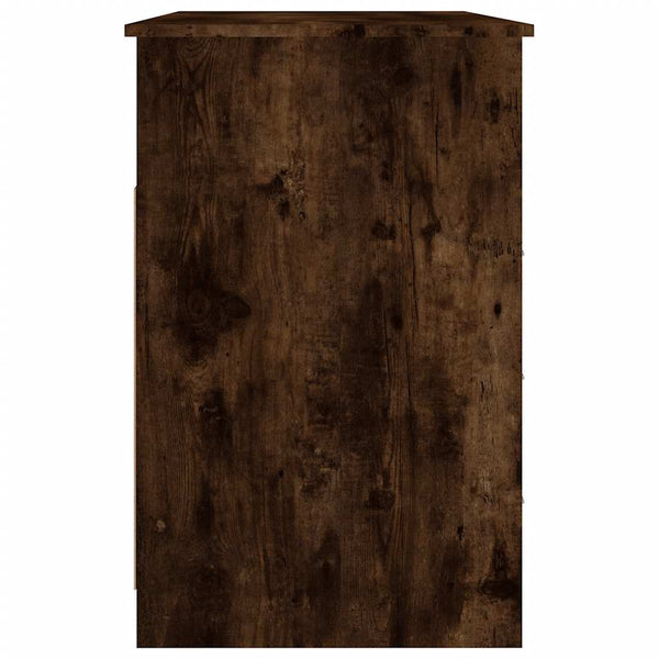Schreibtisch Räuchereiche mit Schubladen 102x50 cm