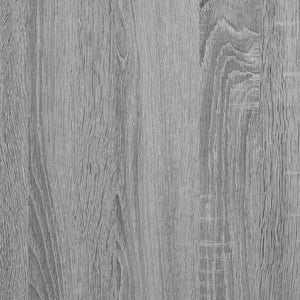 Schreibtisch Grau Sonoma mit Schubladen 102 cm