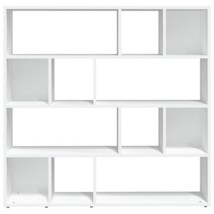 Weißes Bücherregal / Raumteiler 105x24x102 cm