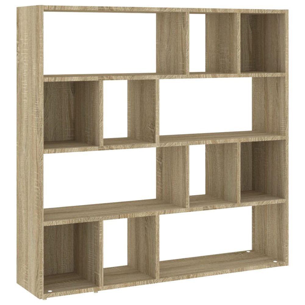 Sonoma Eiche Bücherregal Raumteiler 105x24x102cm