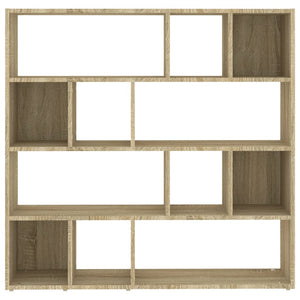 Sonoma Eiche Bücherregal Raumteiler 105x24x102cm