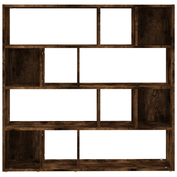 Bücherregal Raumteiler Räuchereiche 105x24x102 cm