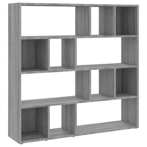 Graues Bücherregal Sonoma 105x24x102 cm