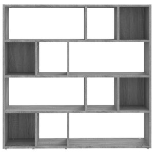 Graues Bücherregal Sonoma 105x24x102 cm