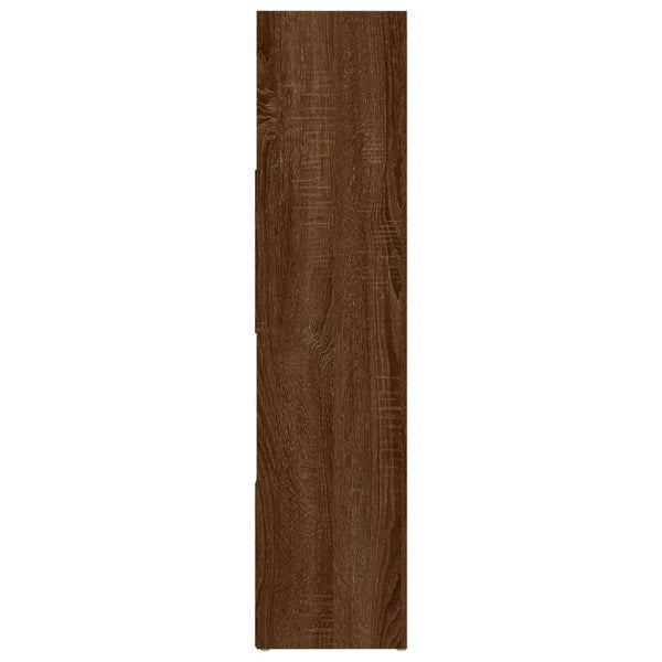 Braun Eichen Bücherregal Raumteiler 105x102 cm
