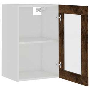 Hängeschrank Lyon Glas Räuchereiche 40x60 cm