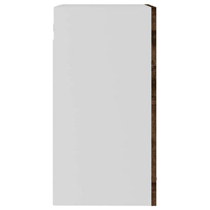 Hängeschrank Lyon Glas Räuchereiche 40x60 cm