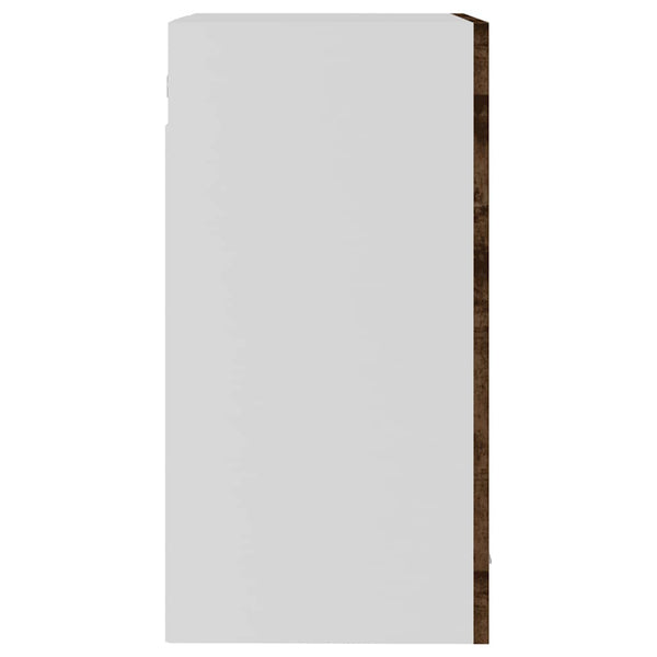Hängeschrank Lyon Glas Räuchereiche 40x60 cm