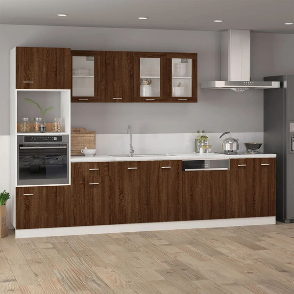 Hängeschrank Lyon Braun Eichen-Optik