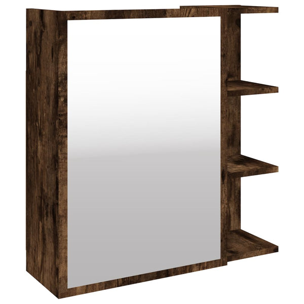 Bad-Spiegelschrank Räuchereiche 62,5 cm