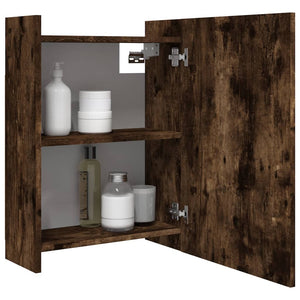 Bad-Spiegelschrank Räuchereiche 62,5 cm