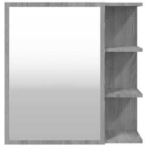 Bad Spiegelschrank Grau Sonoma 62,5 cm