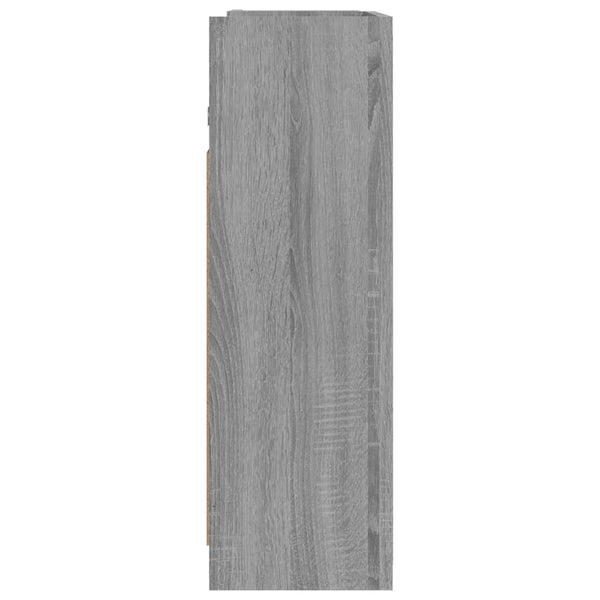 Bad Spiegelschrank Grau Sonoma 62,5 cm