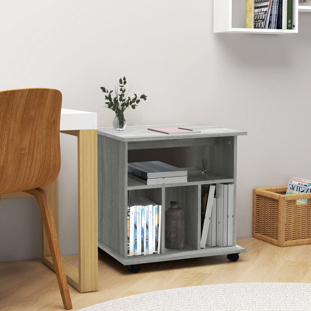 Rollschrank Grau Sonoma 60 cm