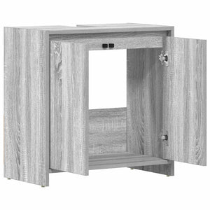 Grauer Badschrank Sonoma 60 cm