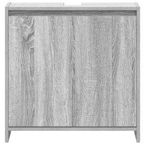 Grauer Badschrank Sonoma 60 cm