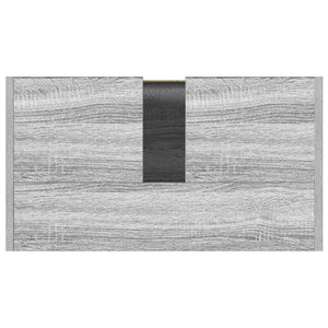 Grauer Badschrank Sonoma 60 cm