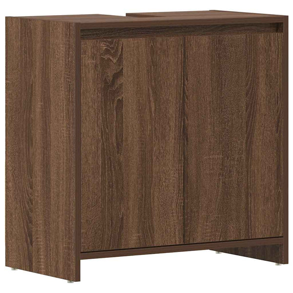 Badschrank Braun Eichenoptik 60 cm