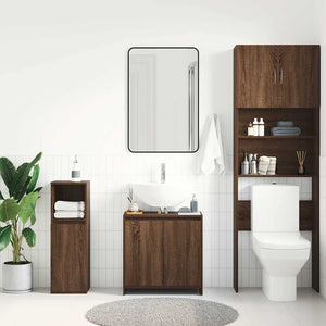 Badschrank Braun Eichenoptik 60 cm