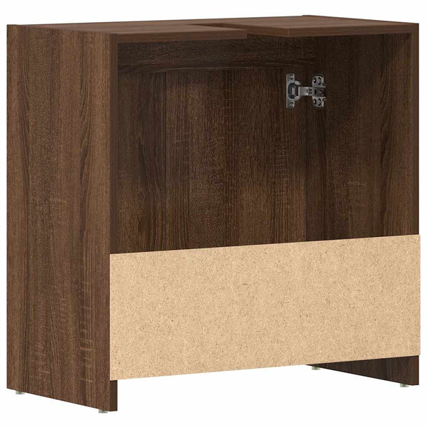 Badschrank Braun Eichenoptik 60 cm