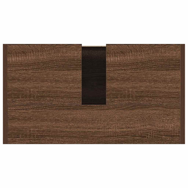 Badschrank Braun Eichenoptik 60 cm