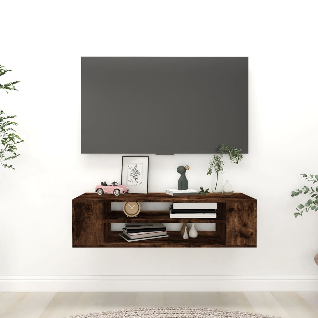 TV-Wandschrank Räuchereiche 100 cm