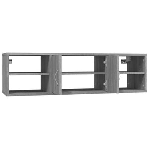 Graues Wandregal Sonoma, 102 cm
