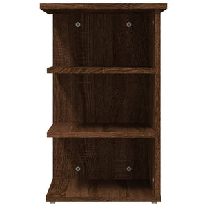 Beistellregal Braun Eichenoptik 35x35x55 cm