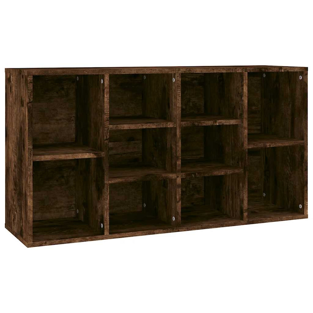 vidaXL Banc à chaussures chêne fumé 103x30x55 cm Bois d'ingénierie