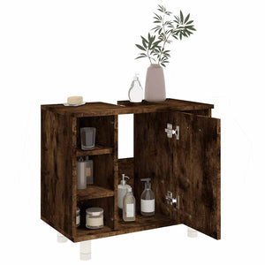 Badschrank Räuchereiche 60 cm