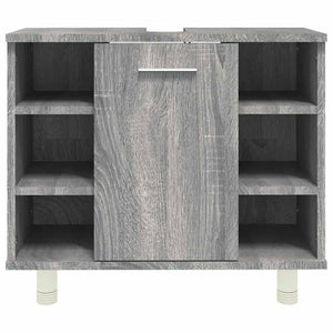 Badschrank Grau Sonoma 60 cm