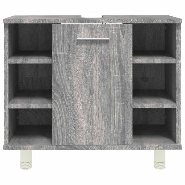 Badschrank Grau Sonoma 60 cm