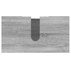Badschrank Grau Sonoma 60 cm