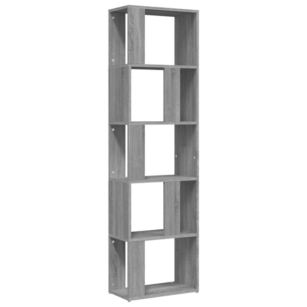 Bücherregal Grau Sonoma 45x24x160 cm