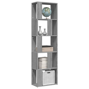 Bücherregal Grau Sonoma 45x24x160 cm