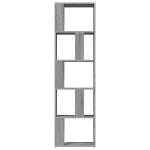 Bücherregal Grau Sonoma 45x24x160 cm
