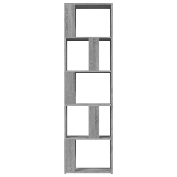 Bücherregal Grau Sonoma 45x24x160 cm