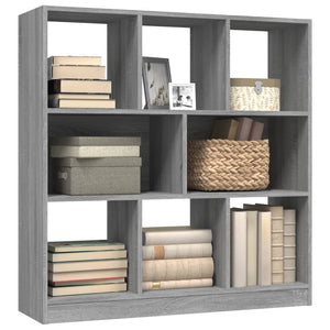 Bücherregal Grau Sonoma 97,5x29,5x100 cm