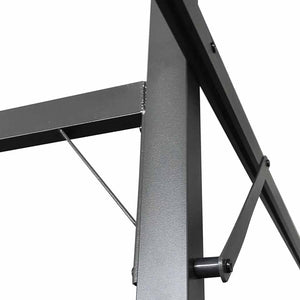 Anthrazit Pergola mit Schiebedach 295x292 cm